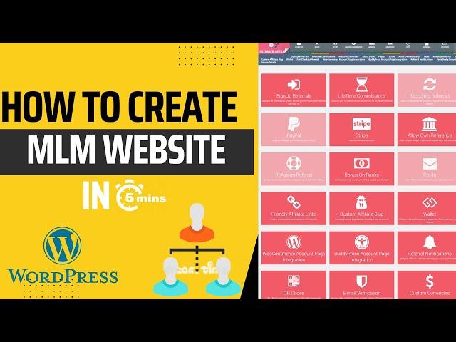 Create Multi Level Marketing Website ( MLM ) with WordPress