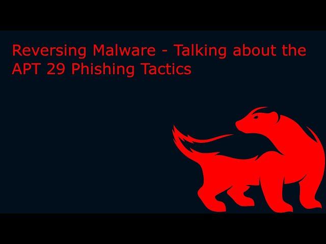 Reversing Malware How is APT 29 Successful w/ this Phishing Tech and BRc4 (Brute Ratel) opsec fails?