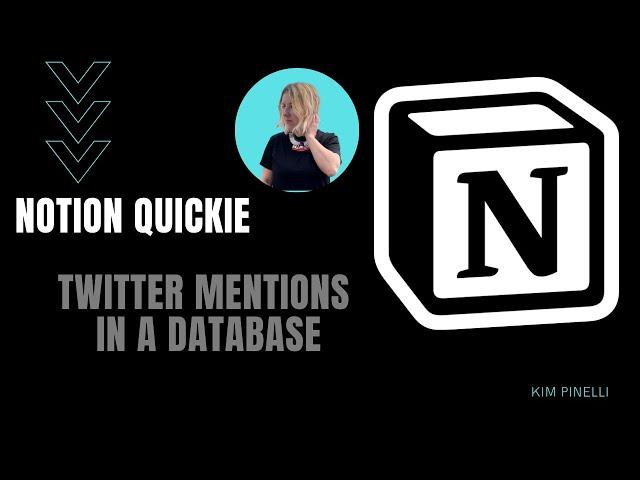 Send Twitter Notifications into a Notion Database