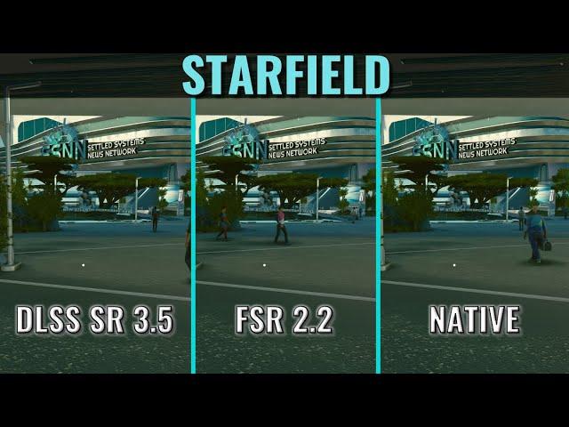 DLSS Super Resolution 3.5 - Starfield - 1440p - RTX 3070 - vs FSR 2, Native, DLSS 2.5.1, 3.1.30