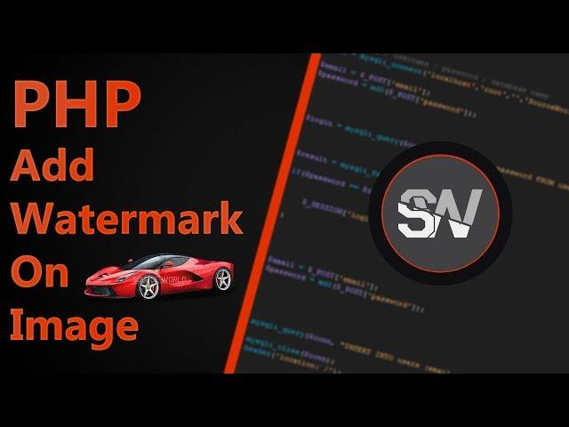 PHP Add Watermark On Image