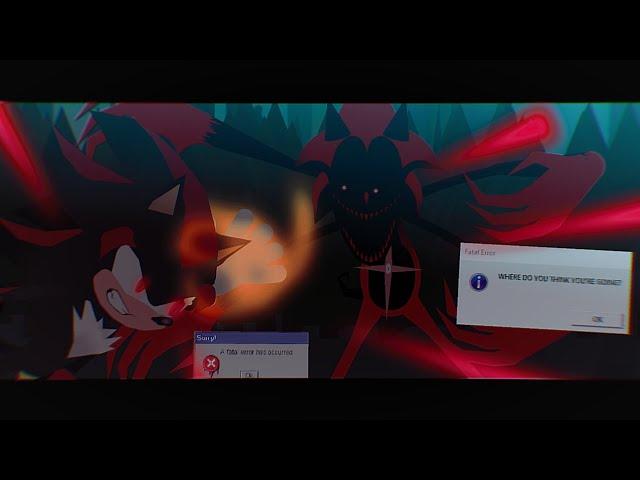 Shadow the hedgehog vs Fatal error Sonic Animation (Stick nodes)