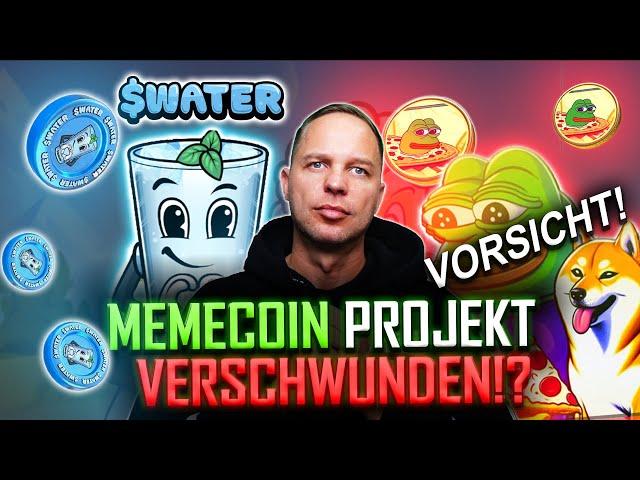 Mein Watercoin Presale Stand!  Totalverlust bei Meme Coin Projekt