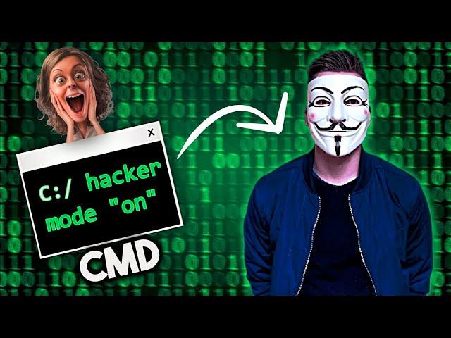 How To Make Yourself Look Like A HACKER Using CMD | Fool Anyone Easily!!