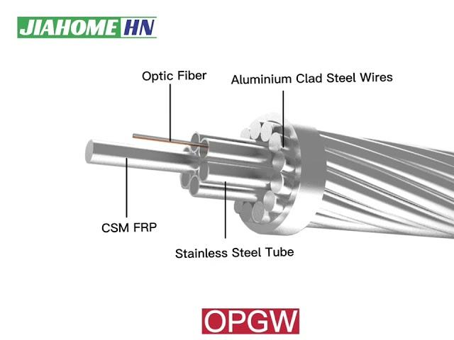 OPGW Strands multi layer Stainless steel tube Fiber-------Hunan Jiahome