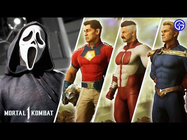 Ghostface Meets Other Guest Characters - Mortal Kombat 1