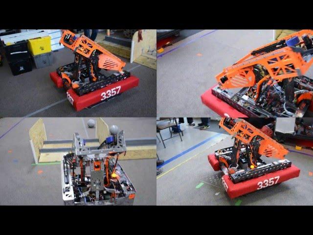 FRC 3357 COMETS Robot Reveal 2016: Catalina