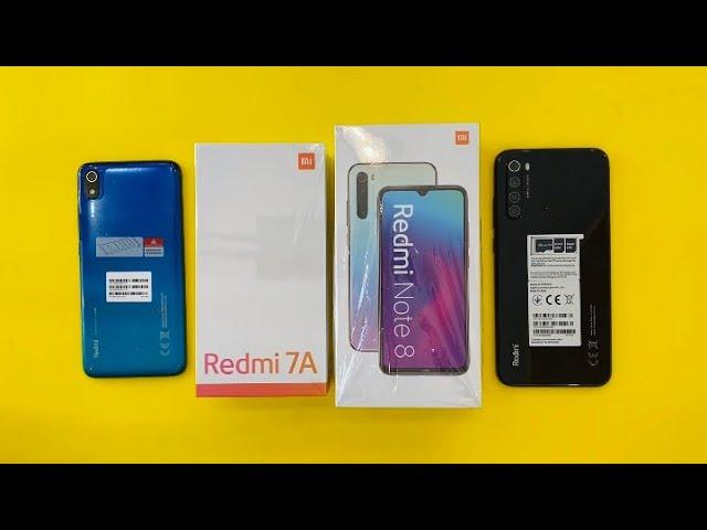 Xiaomi Redmi 7a vs Xiaomi Redmi Note 8