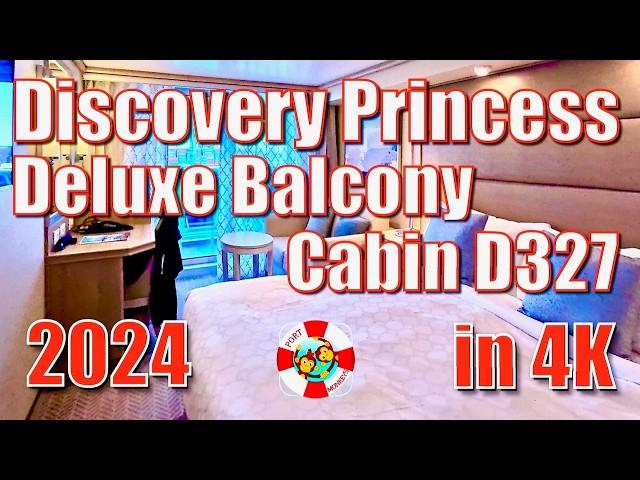 Discovery Princess - Deluxe Balcony D327 Tour 2024 in 4K