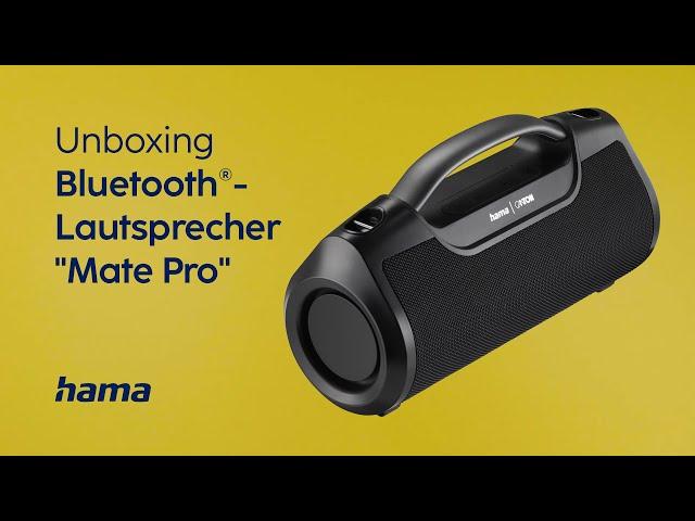 Hama Bluetooth-Lautsprecher „Mate Pro“ | Unboxing