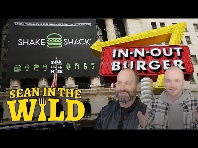 In-N-Out Vs. Shake Shack Taste Test with Tom Segura | Sean in the Wild