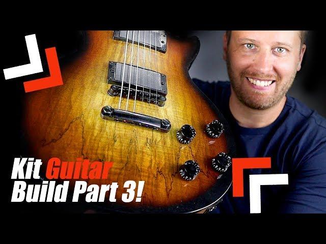 Building a LES PAUL Guitar Kit! - Assembly and Tone Test!