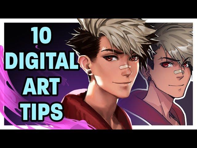 【10 Digital Art Tips】 For Beginners