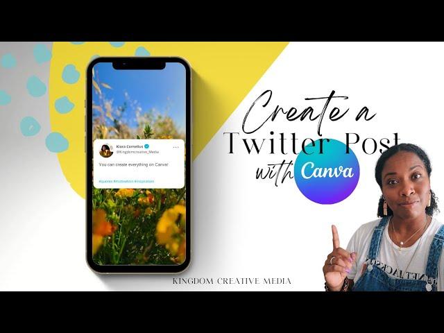 The Easiest Canva Tutorial Ever! | Twitter Post on Instagram How To