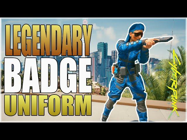 Full Set Of FREE LEGENDARY Police Badge Armour/Clothing Locations - Cyberpunk 2077