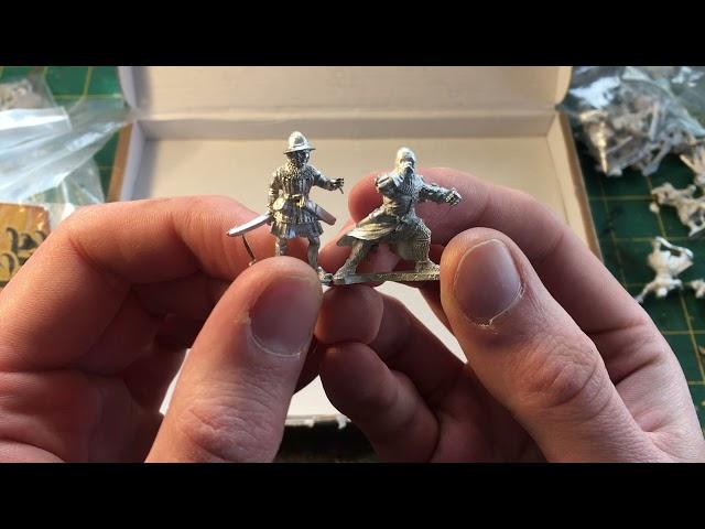 Antediluvian Miniatures Scots unboxing + Size comparison