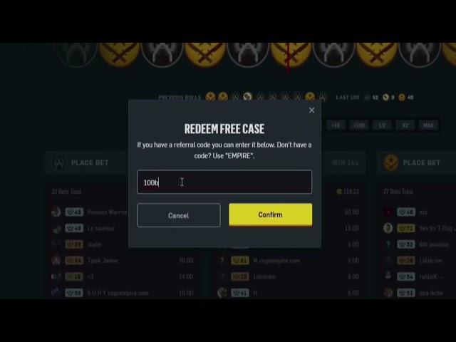 CSGOEMPIRE PROMO CODE FREE MONEY [2024] Free Case (CSGOEmpire Referral Code)