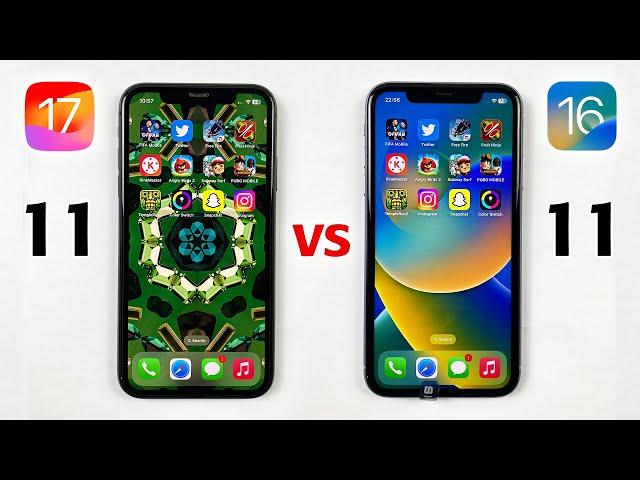 iOS 17 vs iOS 16 SPEED TEST - iPhone 11 iOS 17 vs iPhone 11 iOS 16 SPEED TEST - Should You Upgrade ?