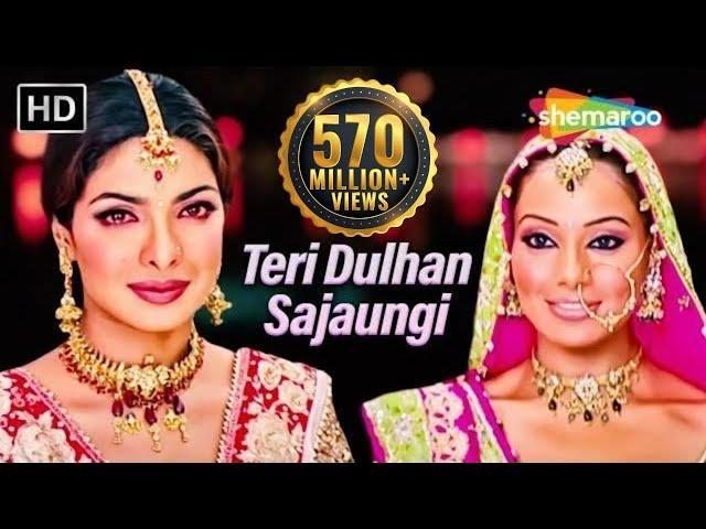 तेरी दुल्हन सजाऊंगी | Teri Dulhan Sajaoongi | Barsaat | Bobby Deol | Priyanka Chopra | Bipasha Basu