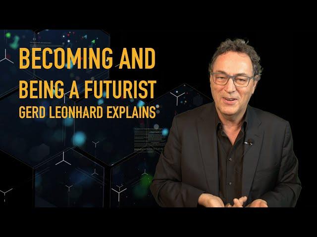 How did I become a #futurist - what does that actually mean? Futurist #KeynoteSpeaker Gerd Leonhard