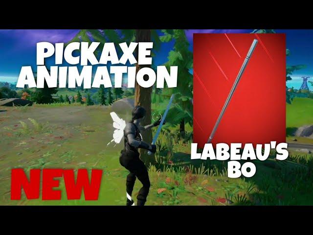 NEW *LABEAU'S BO* Pickaxe Animation (Fortnite Gameplay) | Rogue & Gambit