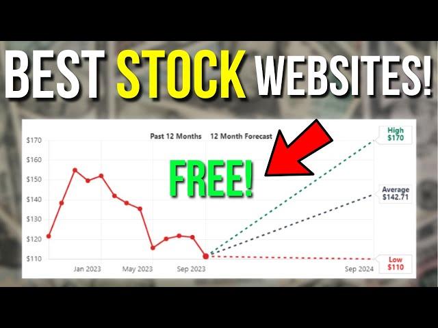 5 Best FREE Stock Market Websites For Research & Stock Picks!