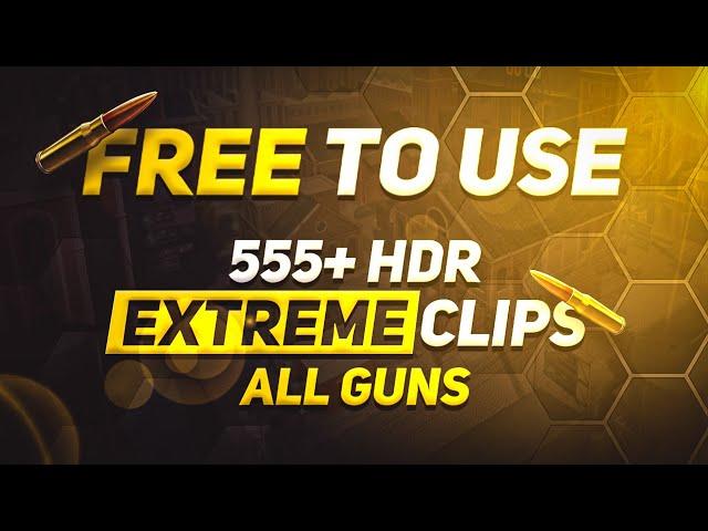 PUBG Mobile Free To Use Clips  For EDITING || HDR + EXTREME || FREE DOWNLOAD ||