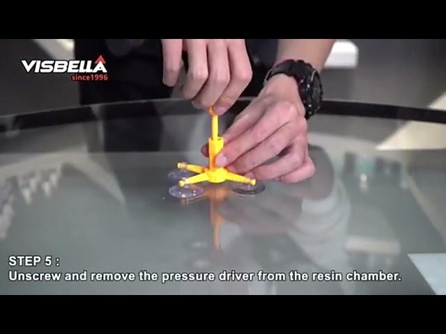 Visbella DIY Windshield Repair Kit for Automobile Glass Cracks