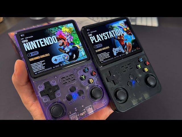 Unboxing R36s Handheld Game Console And Test