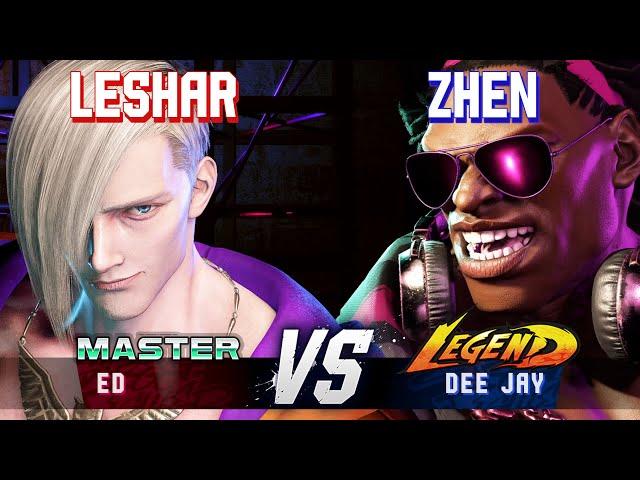 SF6 ▰ LESHAR (Ed) vs ZHEN (Dee Jay) ▰ High Level Gameplay