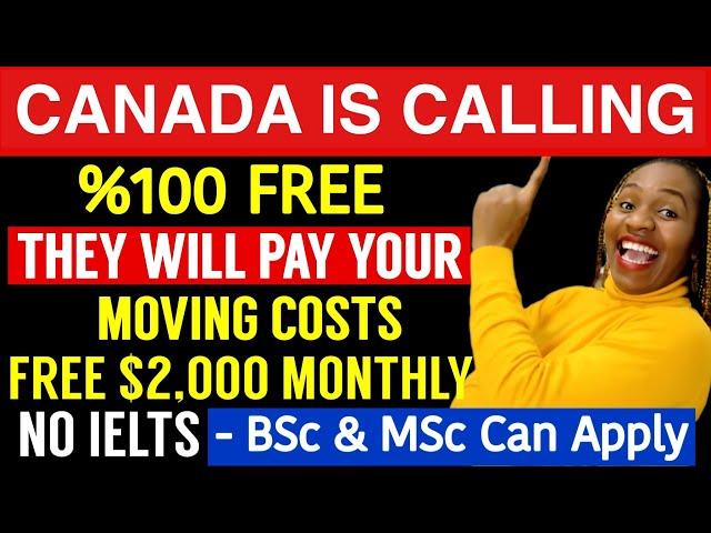 Fully Funded Scholarship In Canada | Get Paid To Relocate In November Free | No Tuition | No IELTS