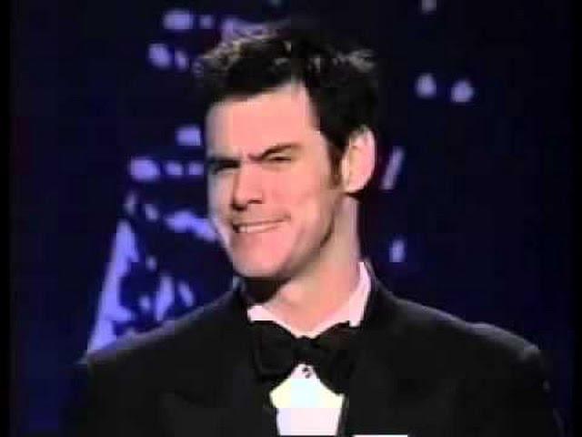 Jim Carrey in his favorite impersonation of Clint Eastwood