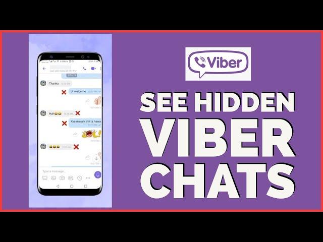 How to Find Hidden Chats/Messages on Viber? Access Hidden Viber Chats (2022)