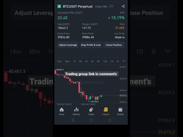 Live Bitcoin Trading with 125X Leverage #shorts #viral