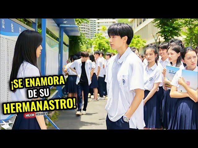 CHICA TIMIDA SE ENAMORA DE SU HERMANASTRO Y ÉL TIENE CELOS DE LOS CHICOS, PERO LUEGO|Mejor Resumen