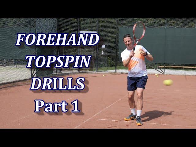 Tennis Forehand Topspin Drills Part 1 - Getting The Topspin Technique Right