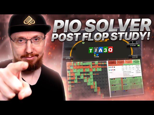 Postflop study with PIOSolver with Gareth James