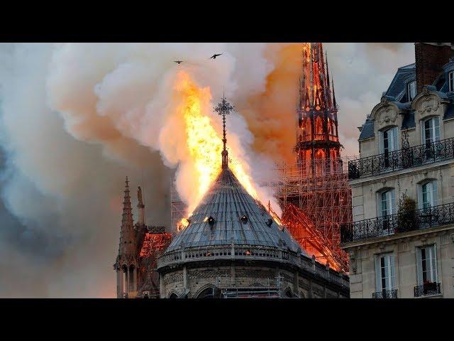 Fire at Notre Dame de Paris. In Paris, Notre Dame Cathedral is burning. Chronology of events