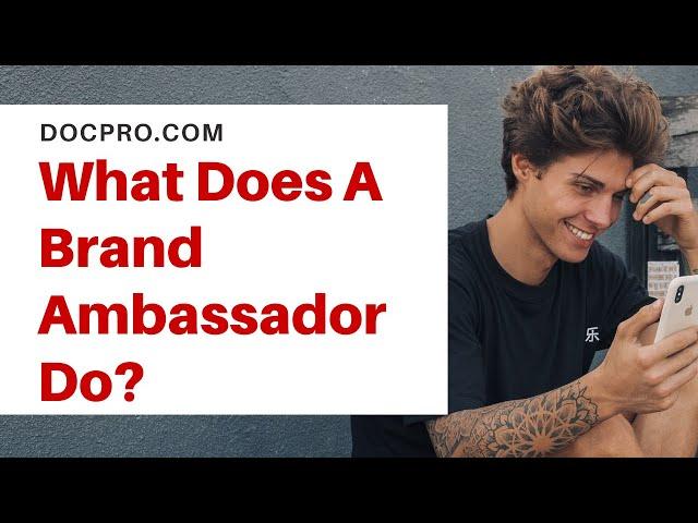 What Does A Brand Ambassador Do? (+ FREE AGREEMENT TEMPLATE)