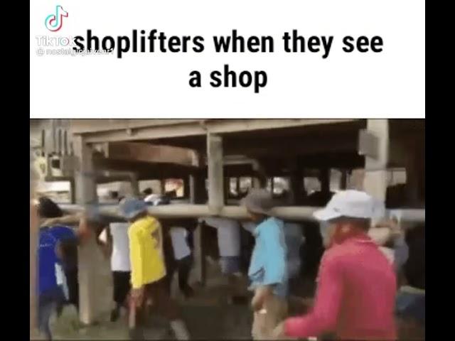 Shoplifters when they see a shop #shorts #memes