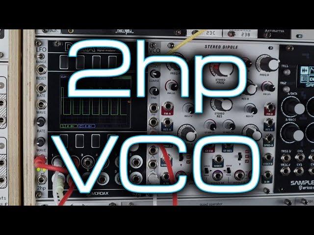 2hp VCO // 'Classic' Curtis CEM3340 Eurorack oscillator