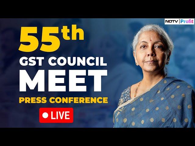 GST Press Conference LIVE | GST LIVE News Today | Nirmala Sitharaman LIVE