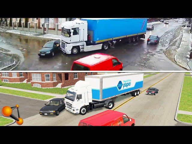 BeamNG vs Real Life: Ultimate Car Physics Showdown #30