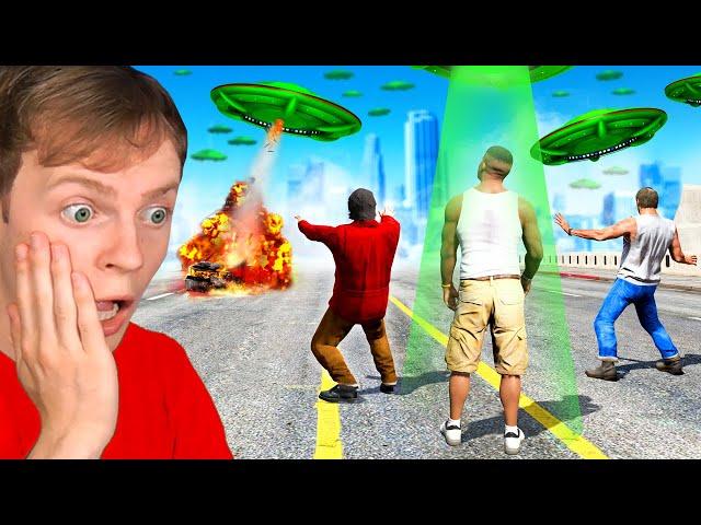 The ALIEN INVASION in GTA 5!