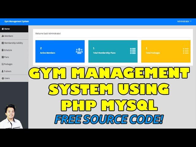 Gym Management System using PHP MySQL | Free Source Code Download