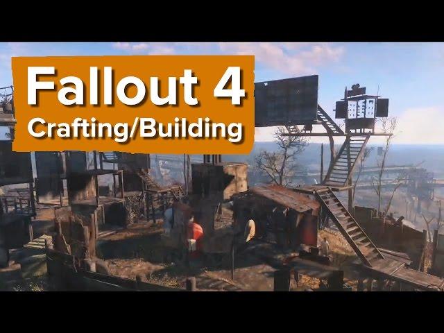 Fallout 4 Crafting Gameplay - E3 2015 Bethesda Conference - Build your own settlement