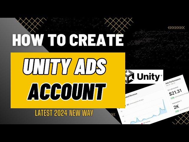 HOW TO CREATE UNITY ADS Account | Get Game ID for App | New Latest Way 2024 | Free