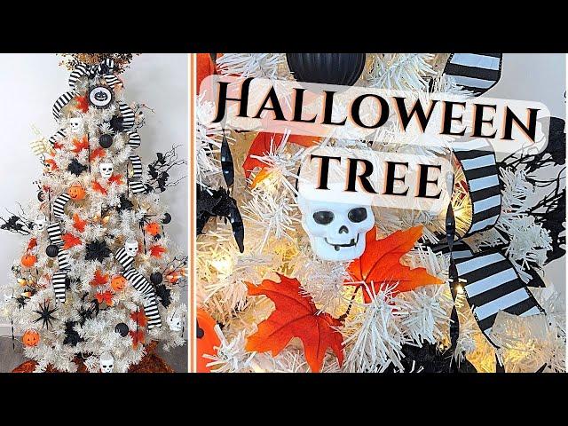 Halloween Tree Tutorial! Elegant but Spooky Halloween Tree