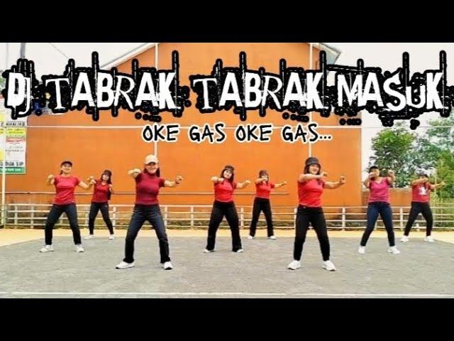 SENAM KREASI DJ TABRAK MASUK OKE GAS OKE GAS  SENAM KREASI TERBARU TIKTOK VIRAL || HOME EXERCISE