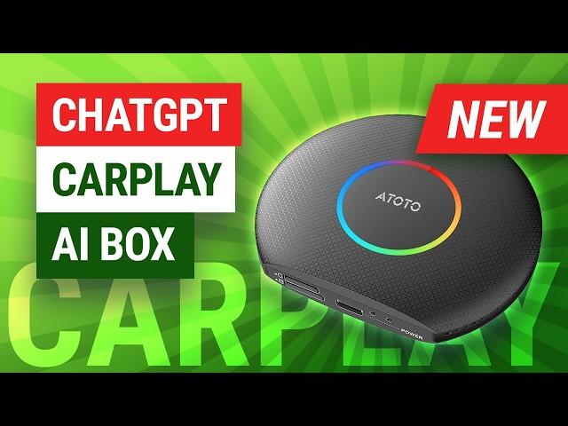 ChatGPT in Your Car?!  ATOTO CB6 Apple CarPlay AI Box Review – Is It Any Good?